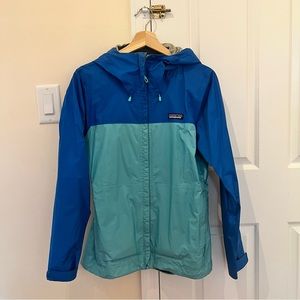 Patagonia Blue/Teal Windbreaker Jacket